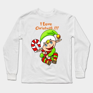 I Love Christmas Long Sleeve T-Shirt